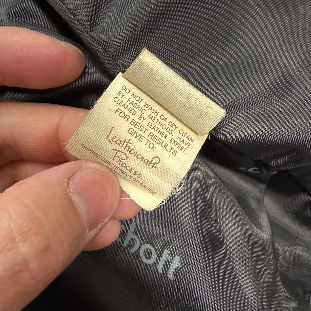 美品Lサイズ相当　ショット　641 シングルライダースジャケット　バイカー　黒