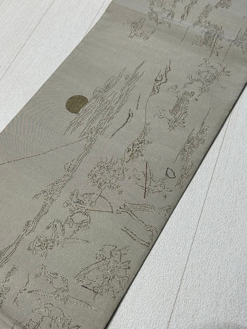 sakura様御専用。HX-84 袋帯　両面　宝尽くし　鳥獣戯画　金銀糸 六通