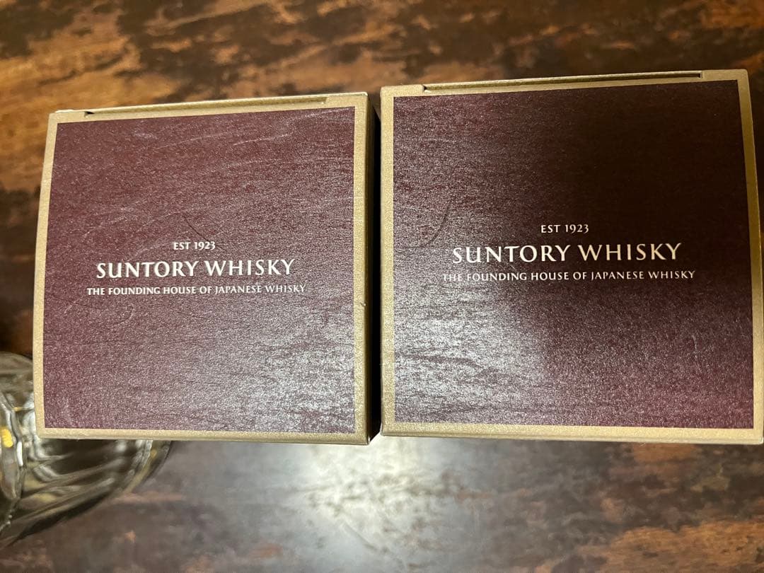 サントリー ウイスキー 響21年 空き瓶 箱付き 未洗浄 2本セット