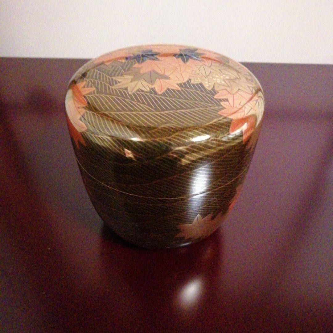 荒井正春　紅葉蒔絵棗