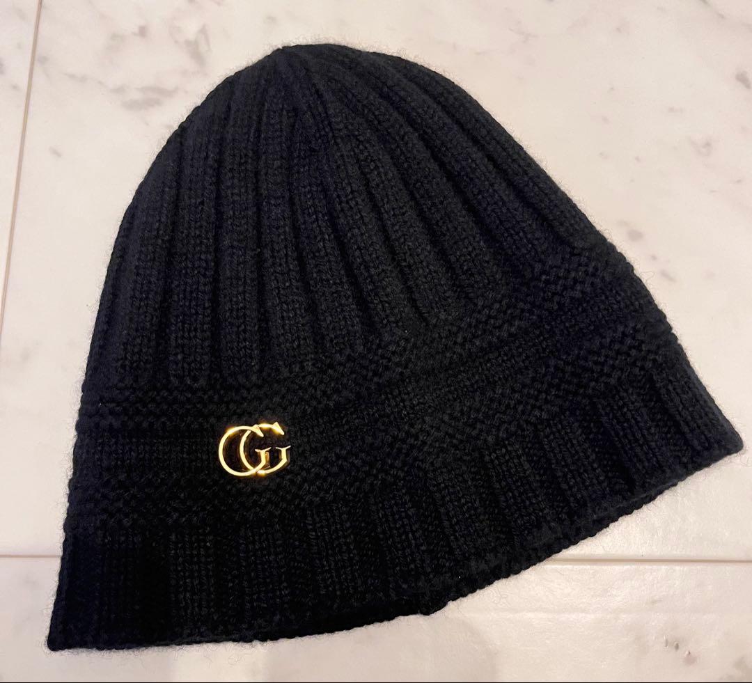 GUCCI ダブルG ニット帽　ビーニー