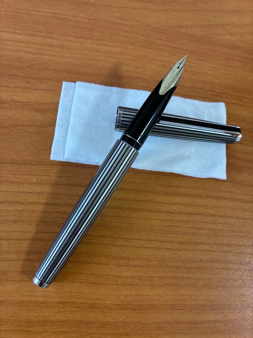 パイロット万年筆　カスタム　ストライプ　ビンテージ