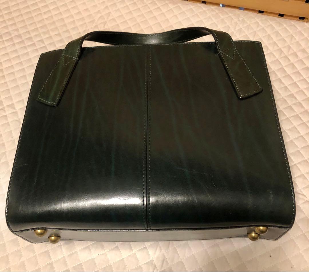 【温泉たまご】✨鞄いたがき✨ルガトー✨トートバッグ✨モスグリーン✨