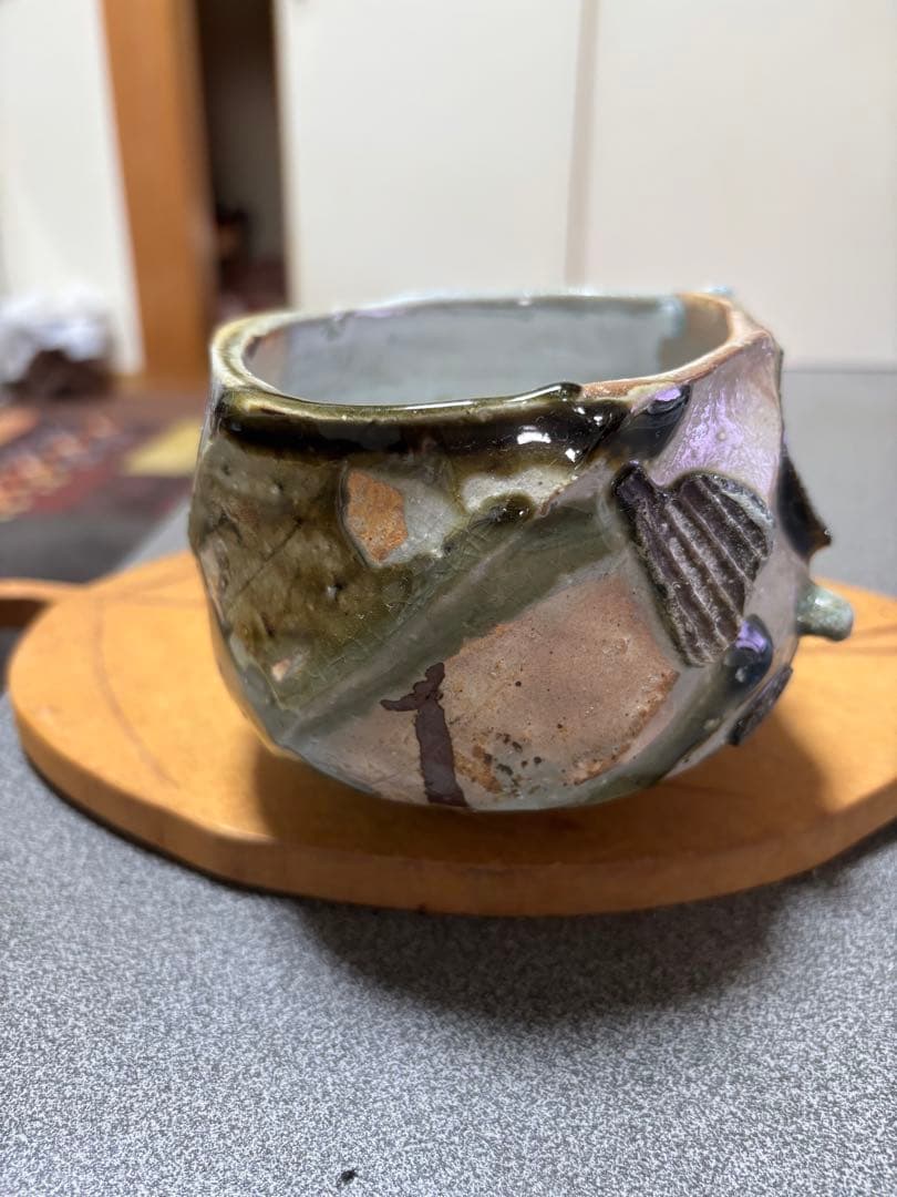 丹波焼　丹文窯4代目 大西雅文作　抹茶茶碗