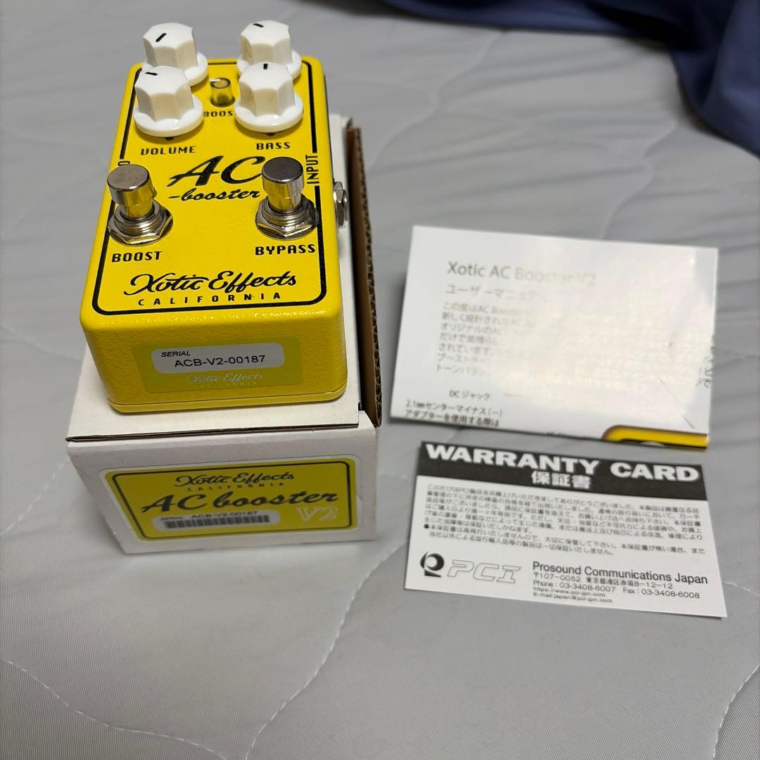 ギター Xotic AC Booster V2