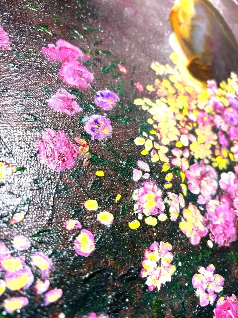 アクリル画 キャンバスF8号サイズ原画 絵画 抽象画