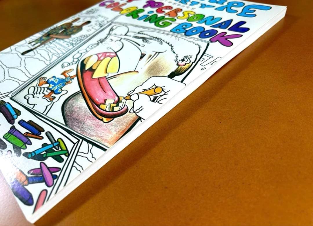 塗り絵・カリカチュア my personal coloring book