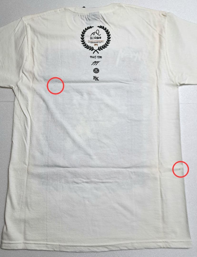 Stussy × poppy oil オイルワークス since 1980 T