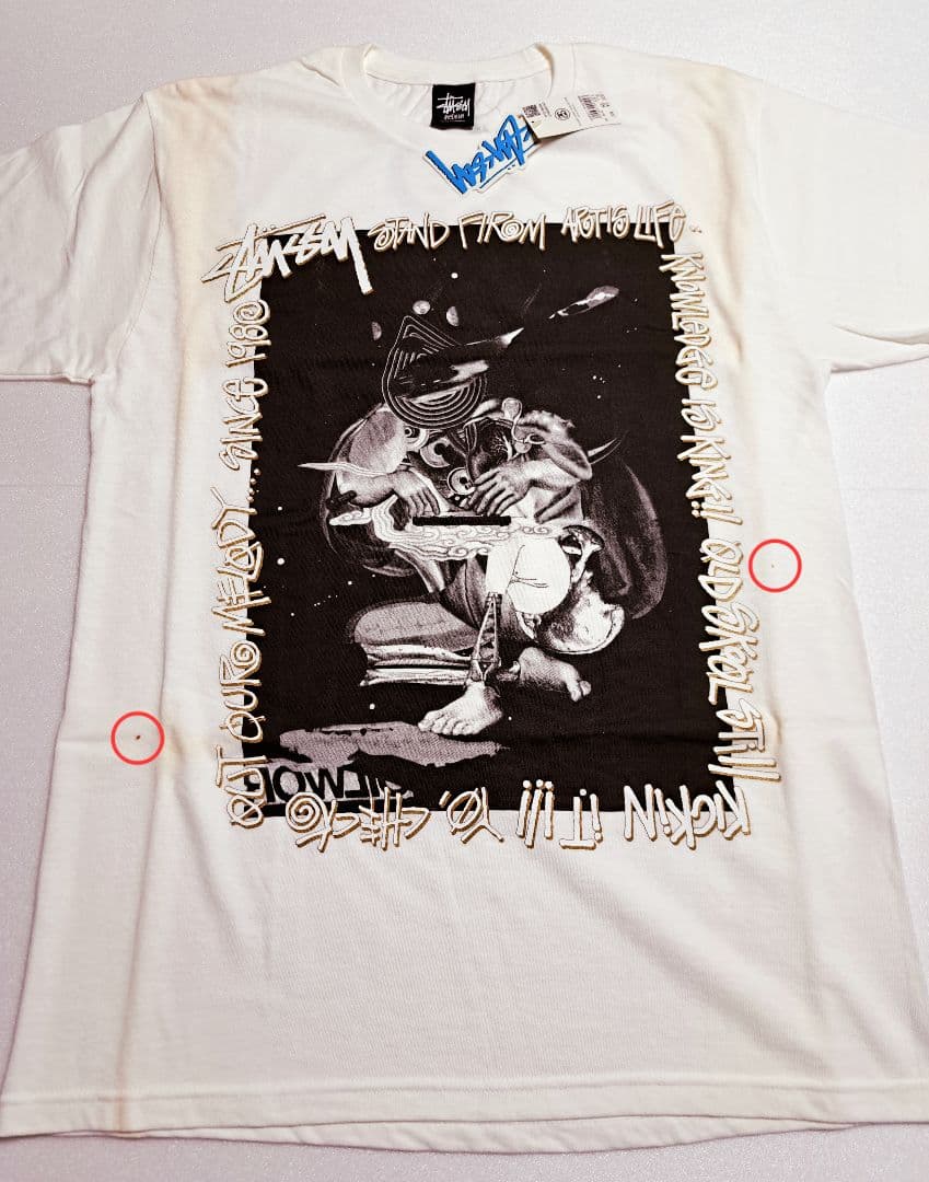 Stussy × poppy oil オイルワークス since 1980 T