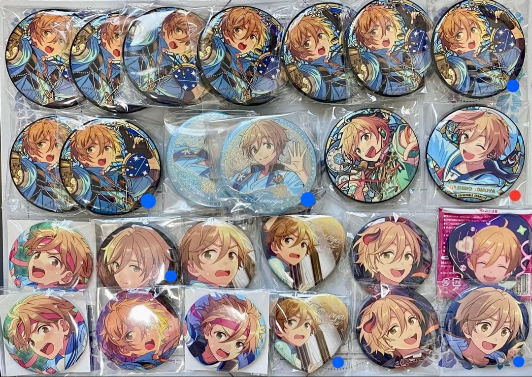 あんスタ　真白友也　缶バッジ　セット　国内缶　中国缶