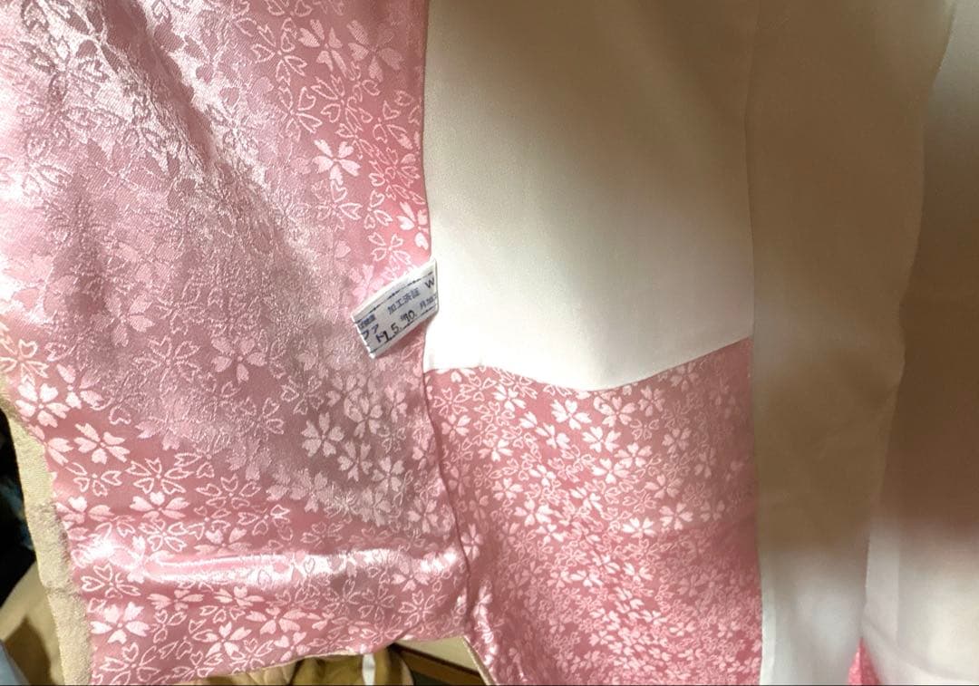 白茶色 吉祥 花々柄 振袖 身丈164