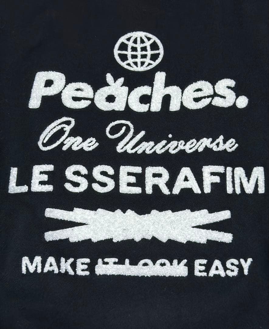 LE SSERAFIM Peaches. VARSITY JACKET Lサイズ