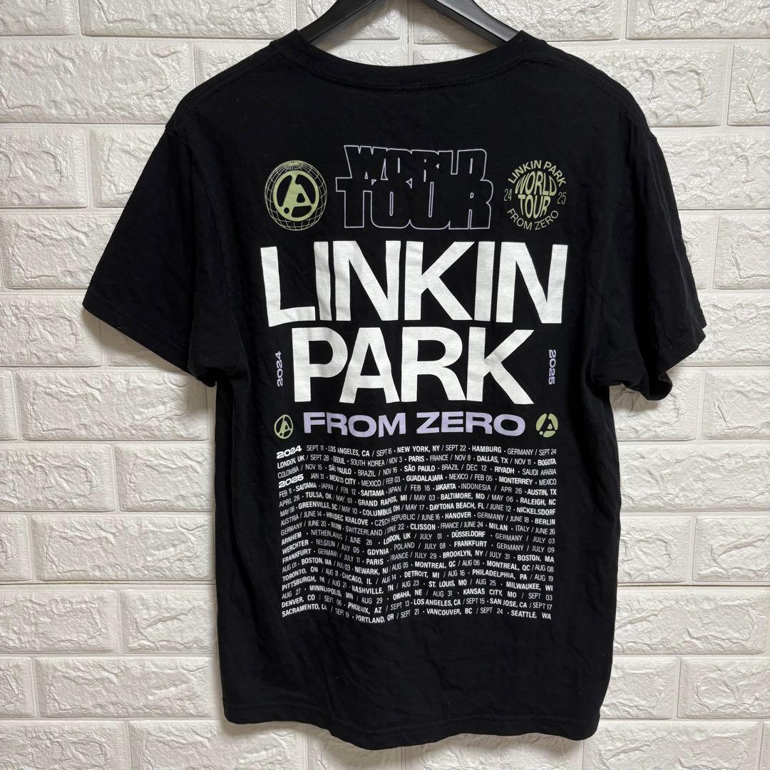 Linkin Park ワールドツアー Tシャツ Mサイズ　ブラック　リンキン