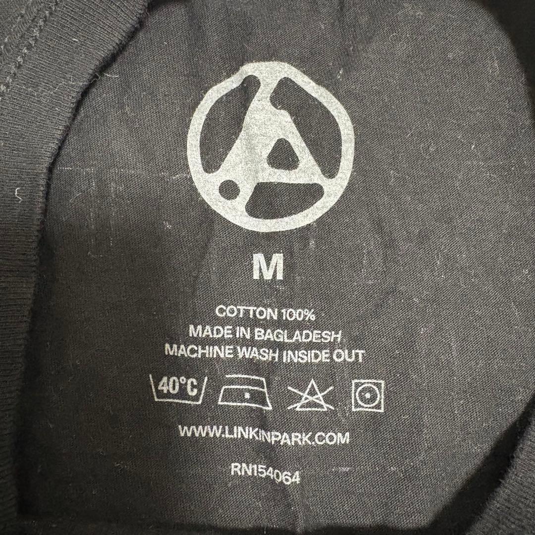 Linkin Park ワールドツアー Tシャツ Mサイズ　ブラック　リンキン