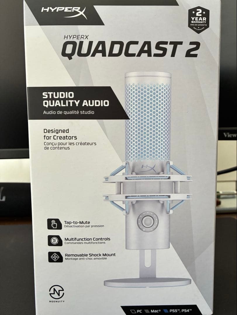 HyperX Quadcast 2 コンデンサーマイク