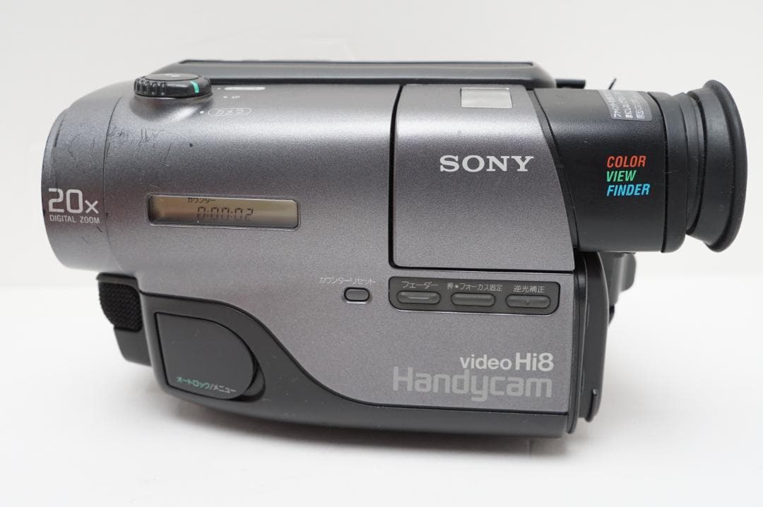 ＜動作＞ SONY CCD-TR11 Hi-8　ビデオカメラ