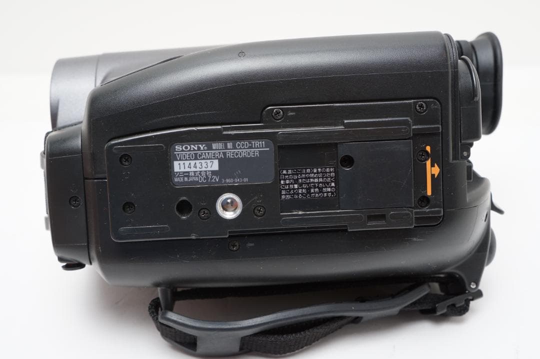 ＜動作＞ SONY CCD-TR11 Hi-8　ビデオカメラ