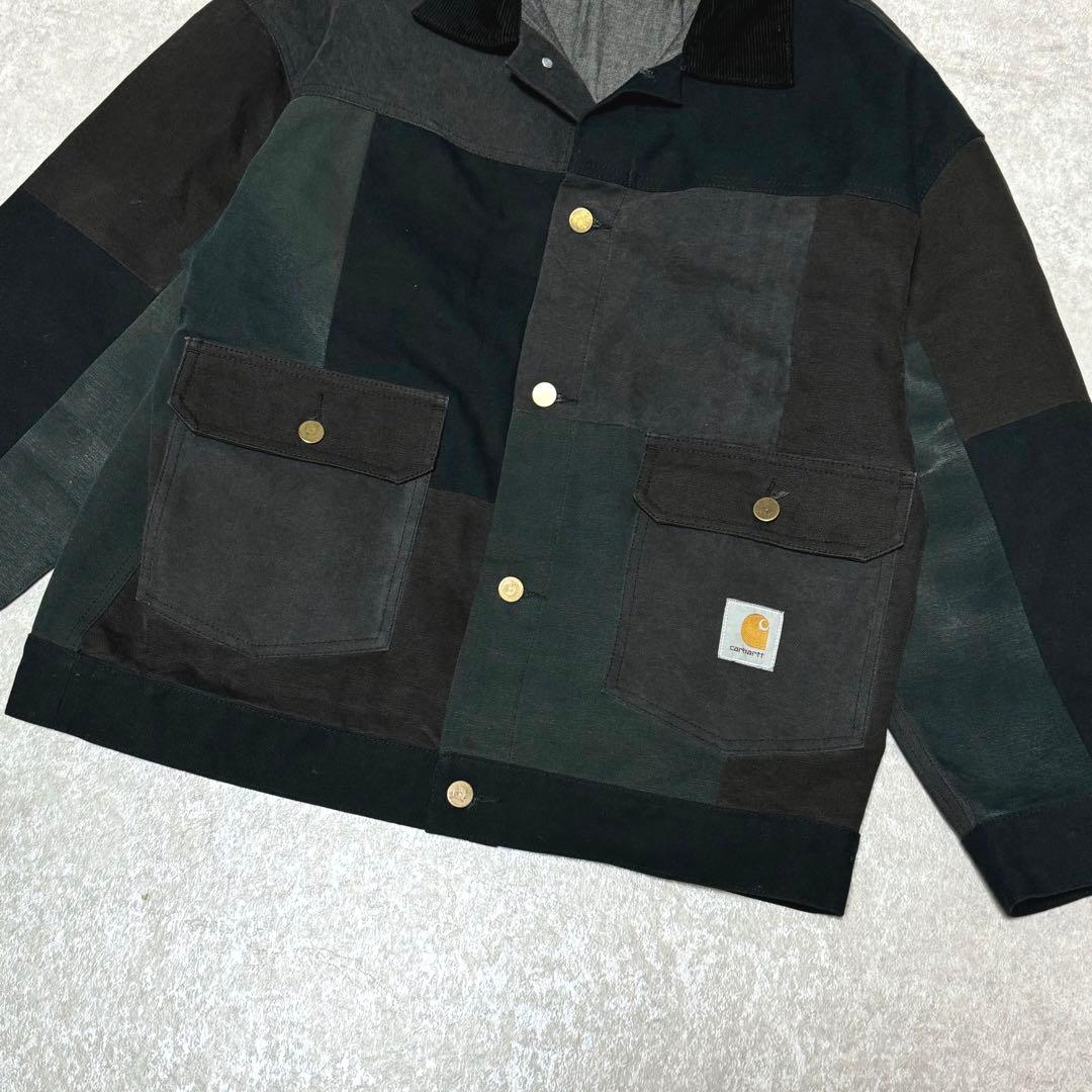 カーハート　carhartt リメイク　再構築パッチワーク　ジャケット