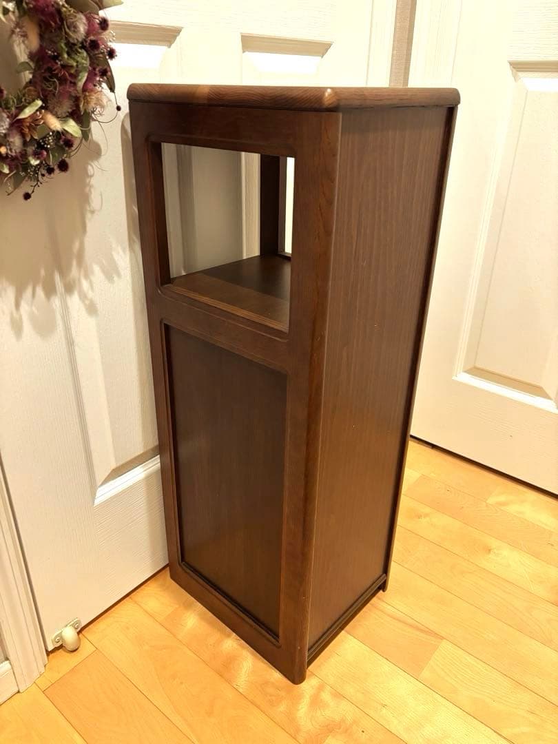 karimoku カリモク　木製 収納家具 ブラウン　アンティーク　レトロ