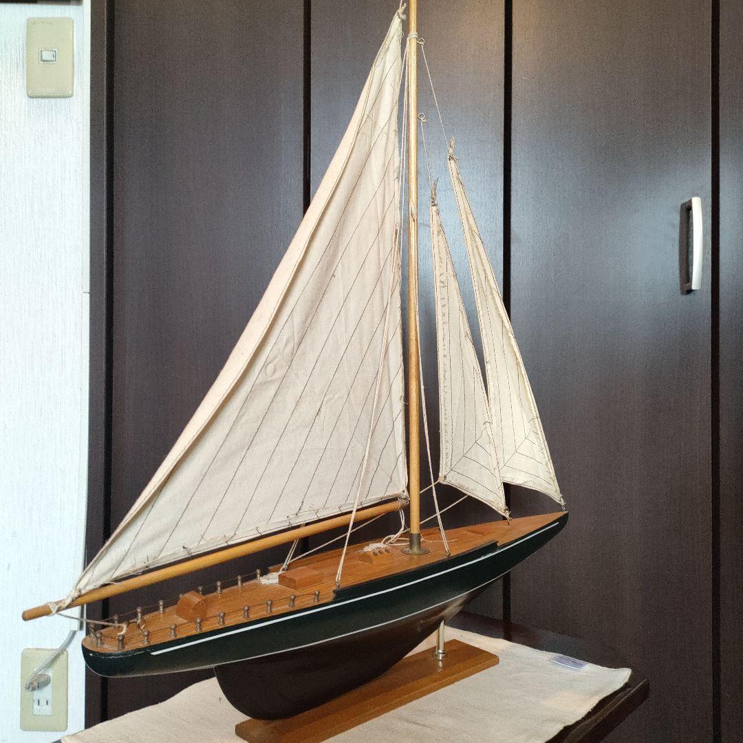 ⭐️ENDEAVOUR 帆船模型エンデバー完成品 船長付き インテリア オブジェ