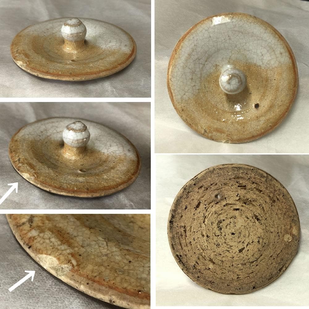 e2935 三輪休雪 萩焼 横手急須 共箱 急須 煎茶急須 煎茶道具 茶道具