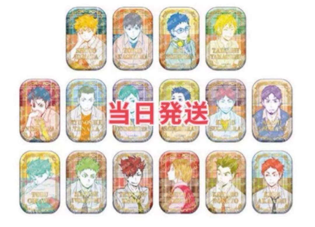 ハイキュー！！スクエア缶バッジ セブンネット 第一弾 1BOX