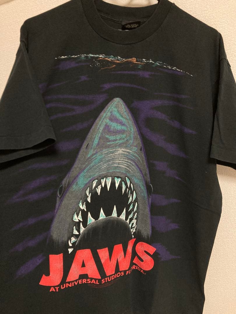 90’s JAWS universal studios ジョーズ Tシャツ XL