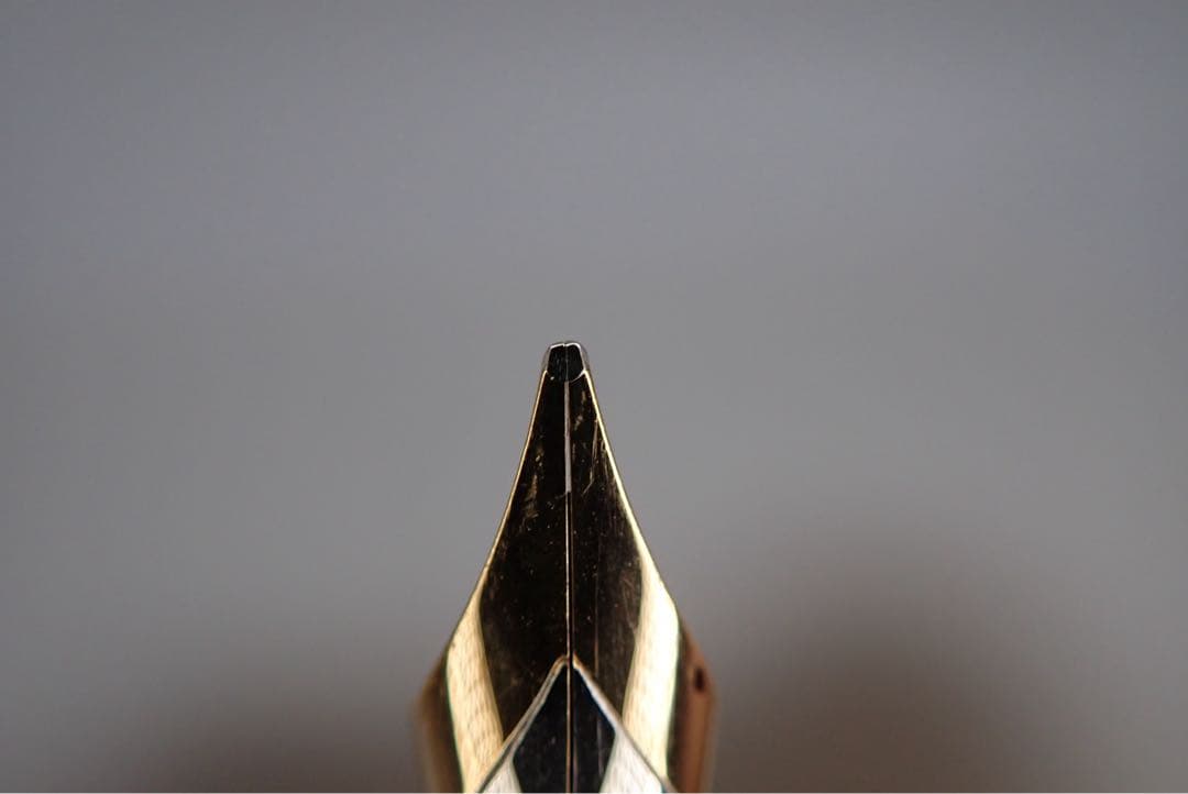 モンブラン｜#744｜ピンストライプゴールド｜吸入方式｜ヴィンテージ｜万年筆