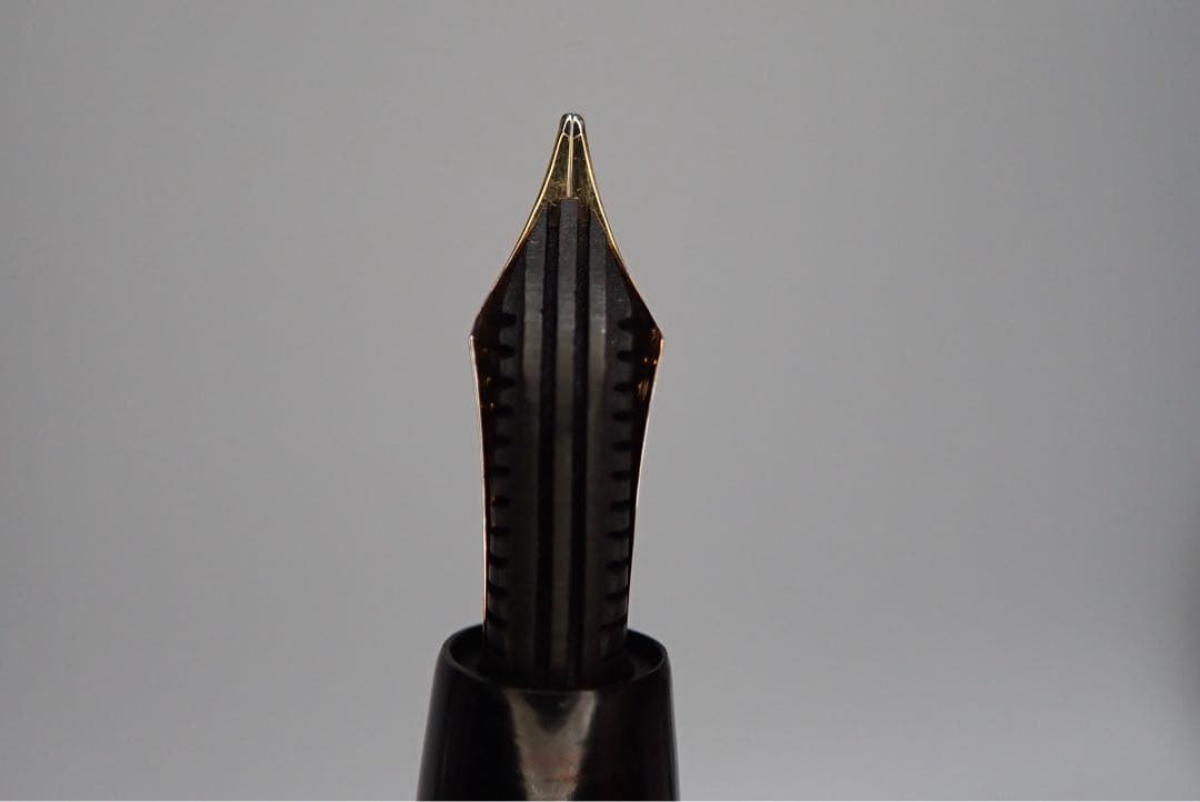 モンブラン｜#744｜ピンストライプゴールド｜吸入方式｜ヴィンテージ｜万年筆