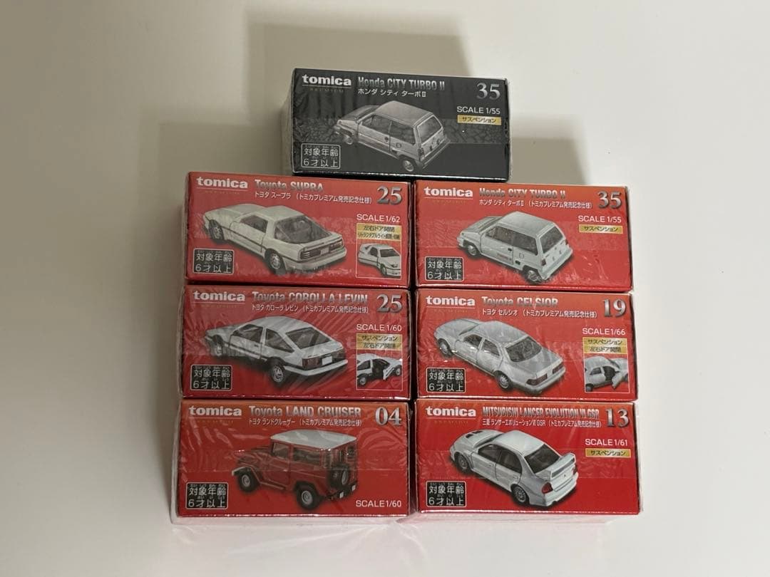 【未開封】トミカプレミアム　まとめ売り7台　トヨタ、ホンダ、三菱