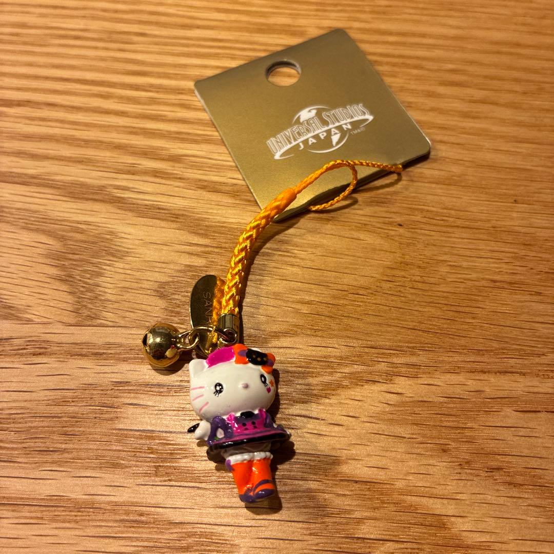 【激レア】USJ限定　2008年　ハローキティ　根付　ストラップ　期間限定　希少