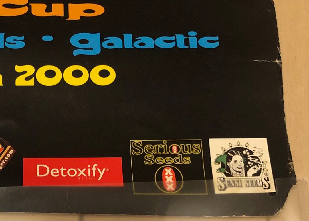 アムステルダム　カナビスカップ13th（2000年）ポスター