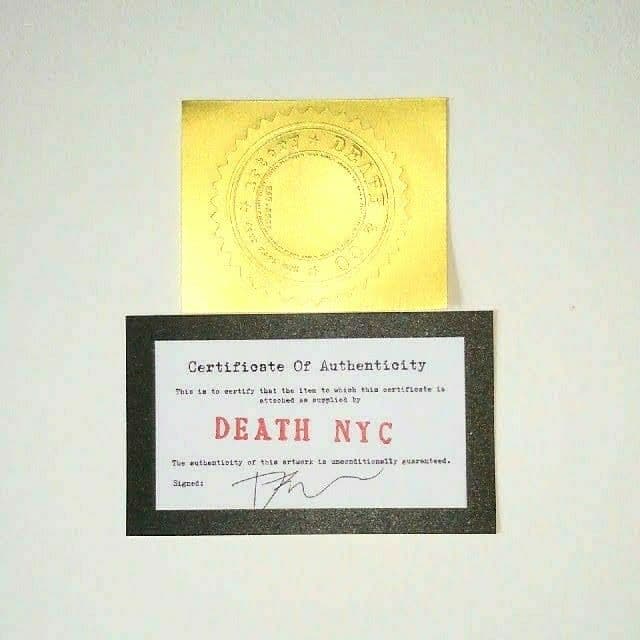 DEATH NYC　奈良美智　アートポスター　極美品／未使用　エディションあり②