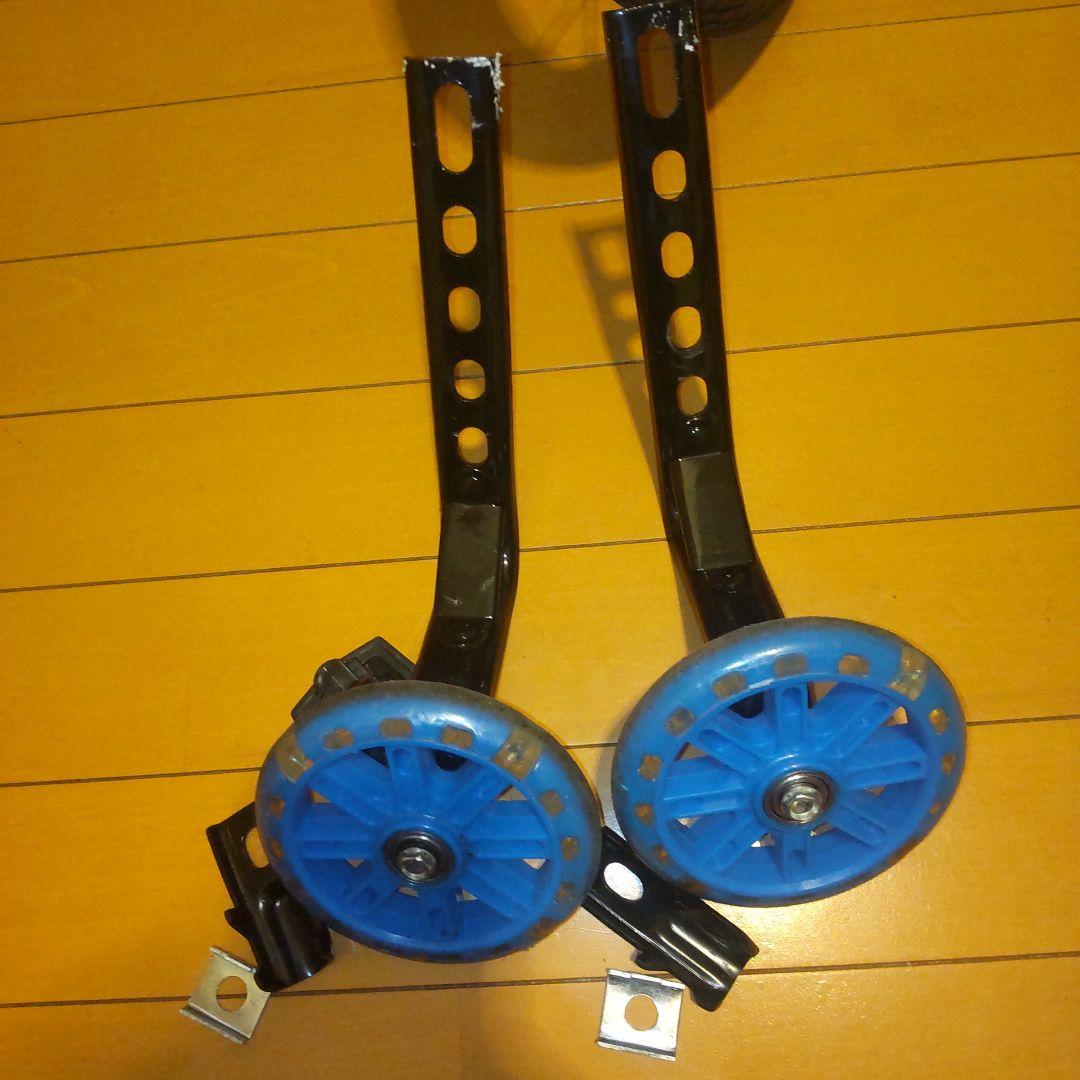 STRIDER 14x ブルー スタンド 補助輪付き