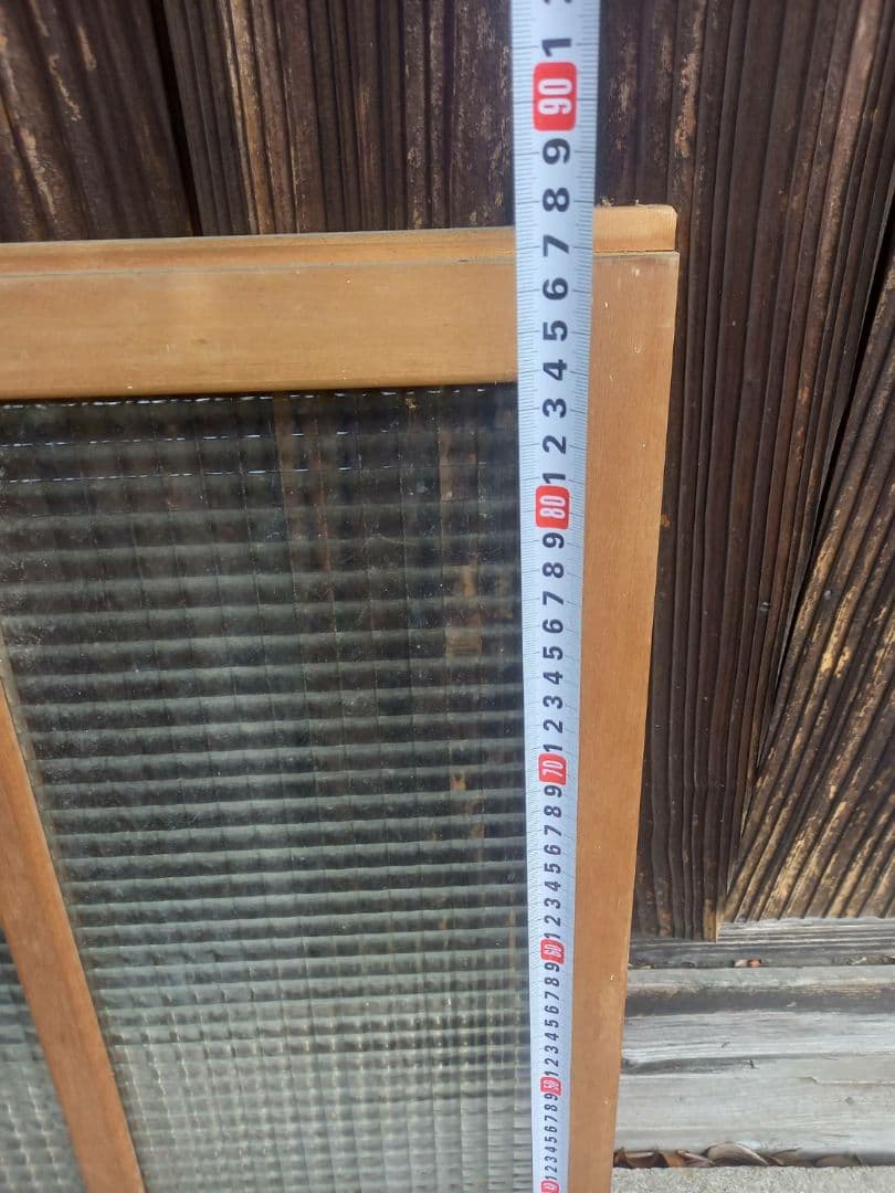 昭和レトロ　ヴィンテージ　建具　木枠　窓枠　アンティーク