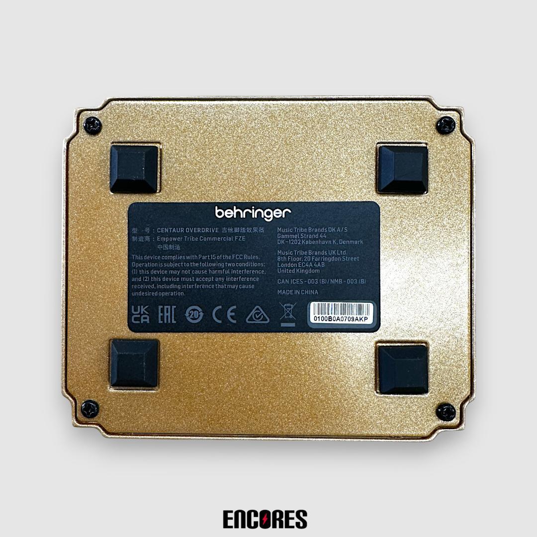 BEHRINGER CENTAUR OVERDRIVE オーバードライブ