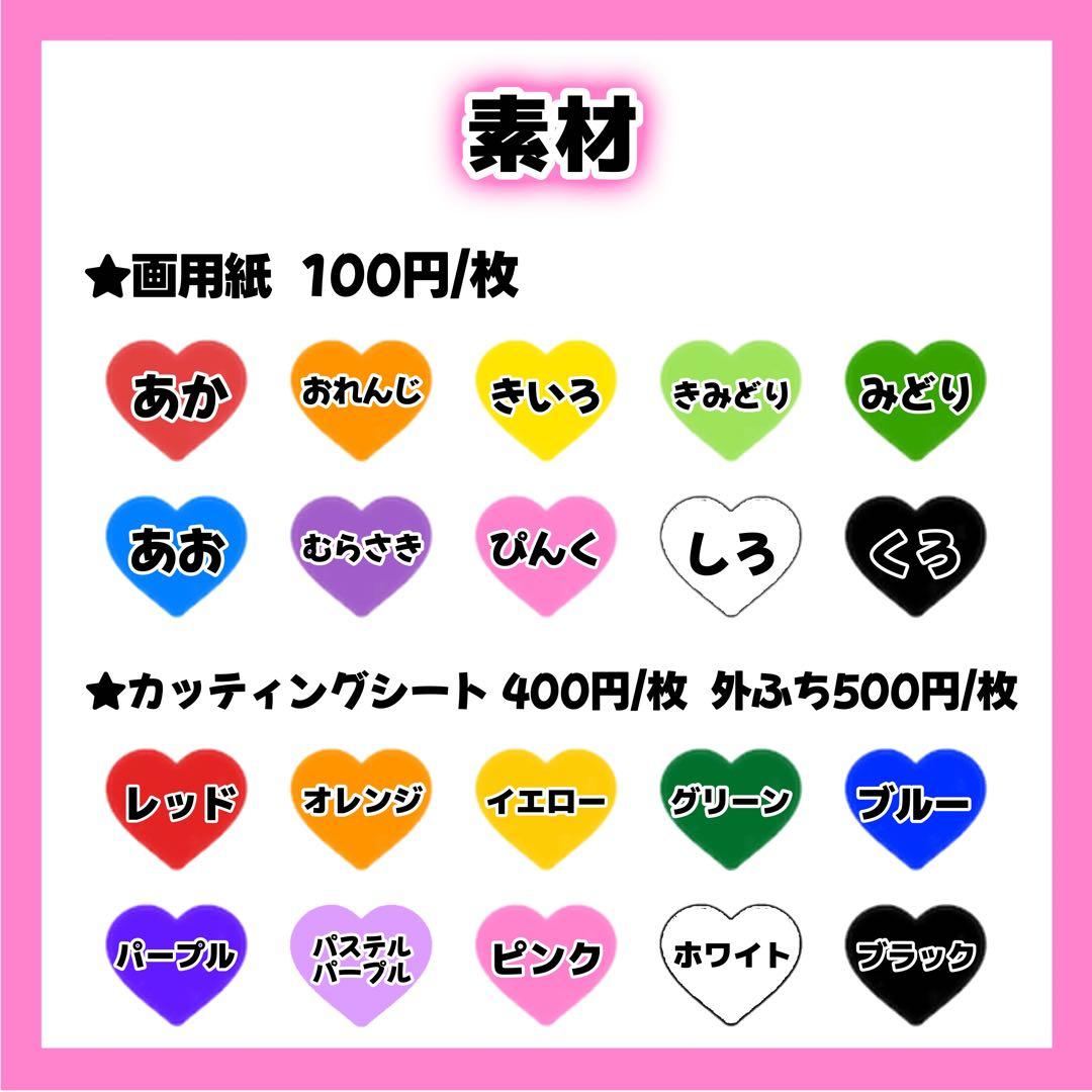 RISA(プロフ必読ページ うちわ文字 オーダー