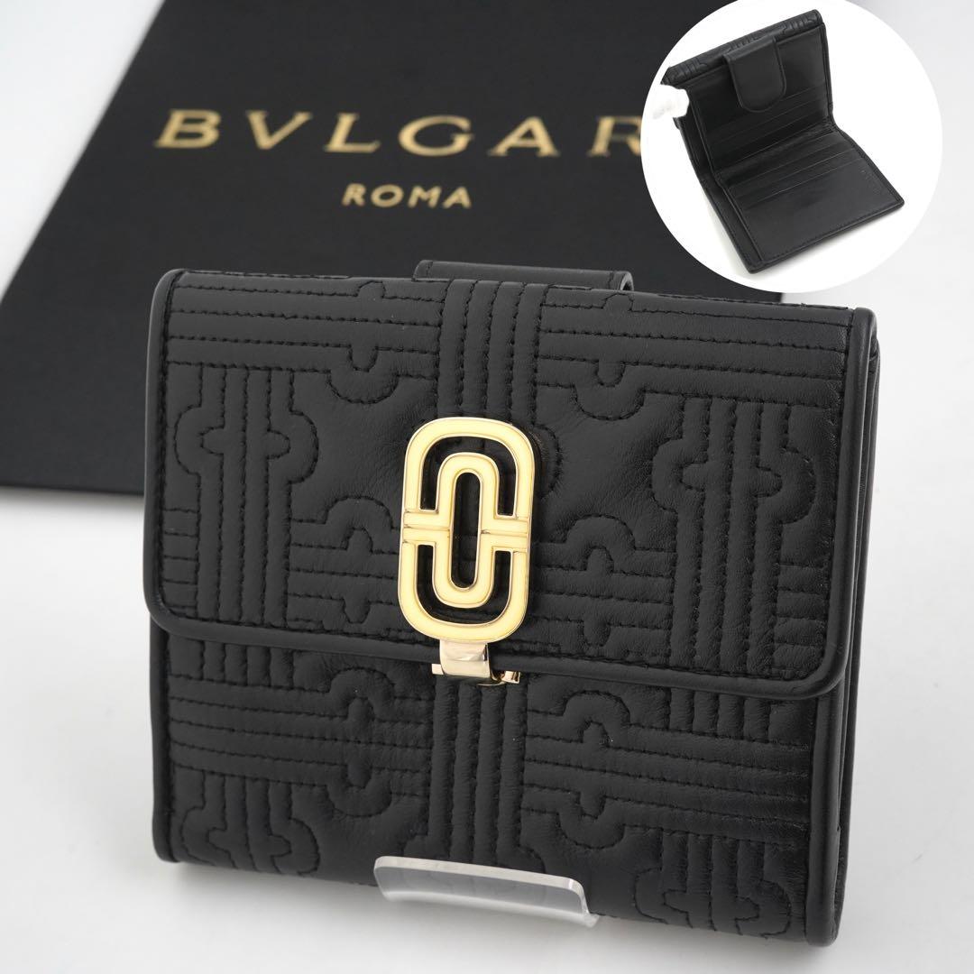 ✨未使用展示品✨　BVLGARI ミニ財布　パレンテシ　Parentesi 黒色