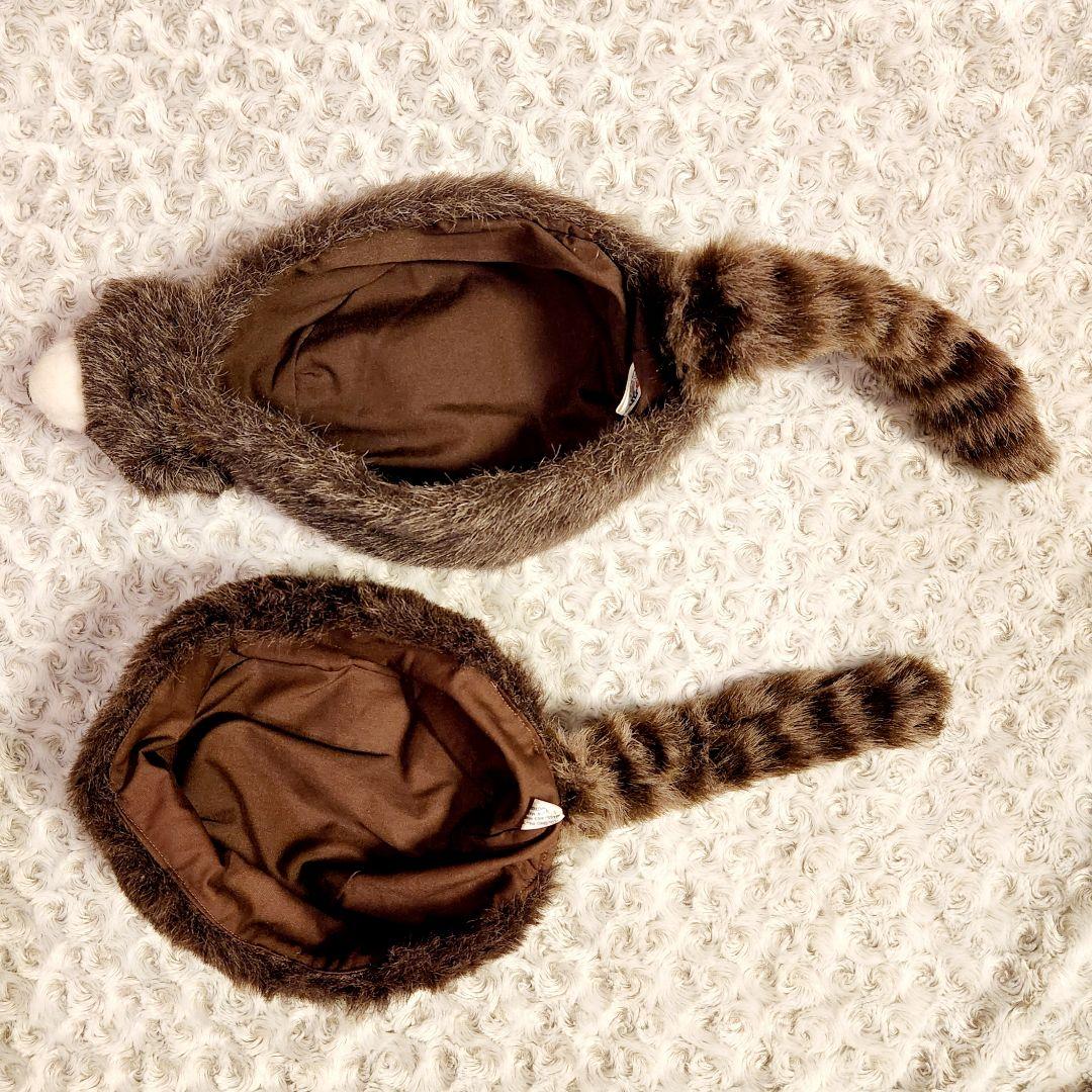 昭和レトロ　ファースト　アライグマ帽子