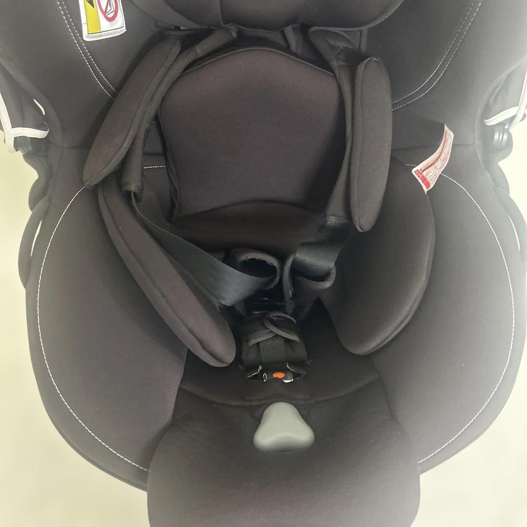 【美品】エールべべ　クルット4 oui isofix ブラウン　インナーパッド