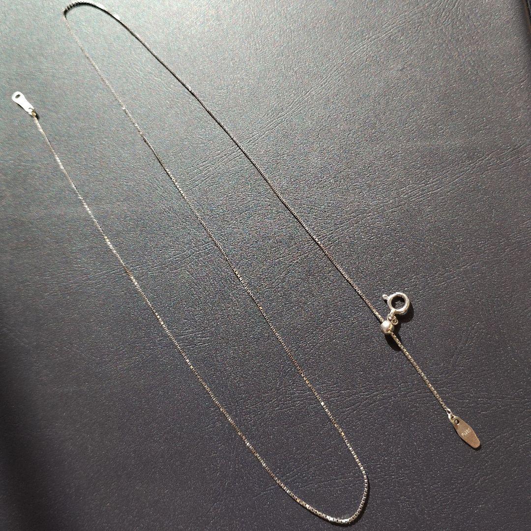 PT850 ベネチアンチェーン 0.8mm 47cm /クセあり