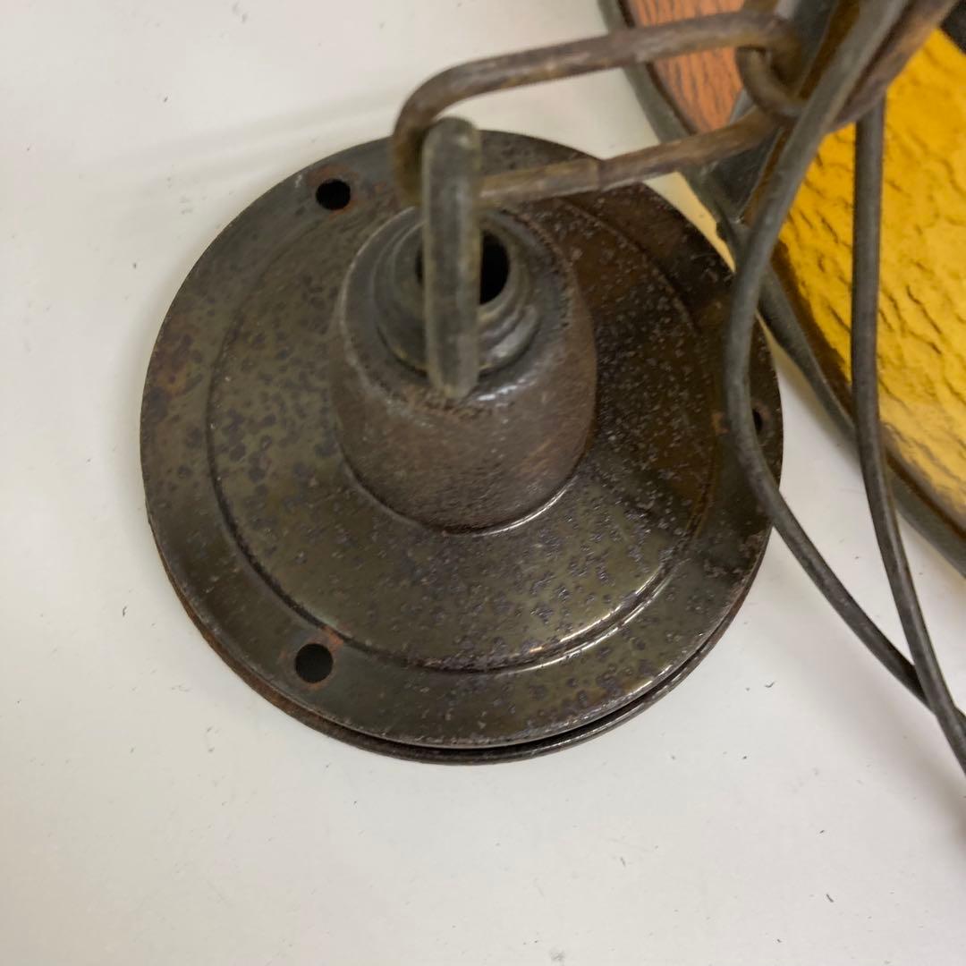 A280-53 アンティーク ステンドグラス吊り下げ照明器具 吊り下げランプ