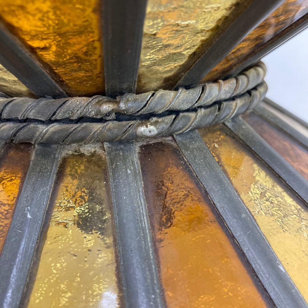 A280-53 アンティーク ステンドグラス吊り下げ照明器具 吊り下げランプ