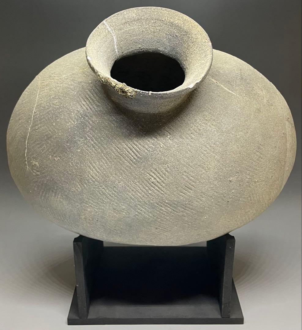 須恵器　新羅土器　特大　俵壺　y117