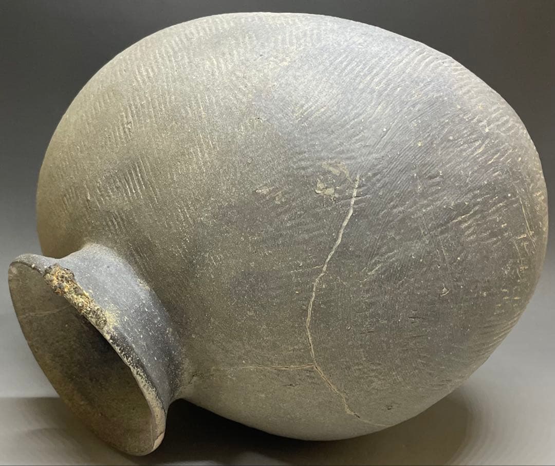 須恵器　新羅土器　特大　俵壺　y117