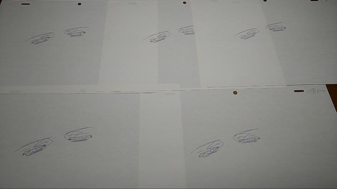 ひぐらしのなく頃に解　鷹野　直筆原画(動画)