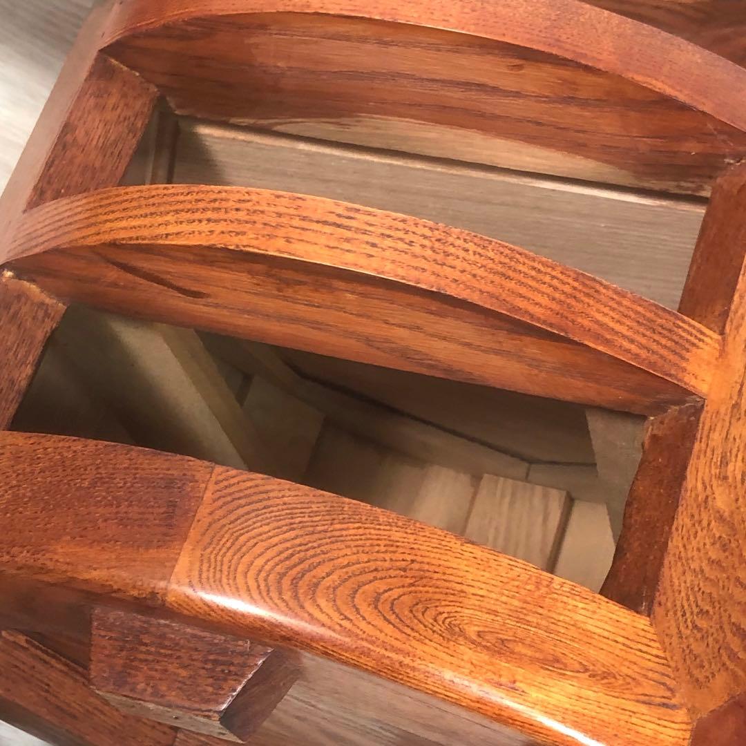 李朝家具　丸型テーブル　丸型チェスト　収納　小物入れ