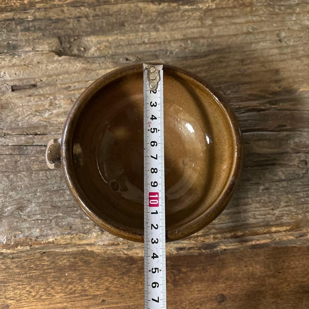 古い小砂焼片口　平清水　酒器　アンティーク　骨董　古民芸　検:白洲正子　李朝