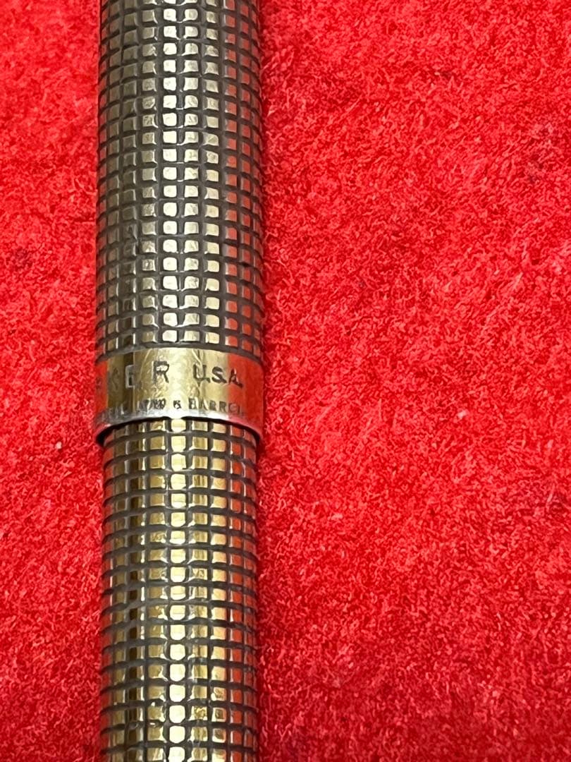 パーカー75ボールペン シズレ スターリングシルバー ❗️VERMEIL‼️貴重‼️