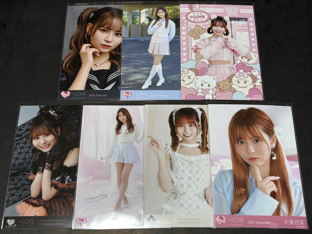 ち*と様 ＝LOVE イコラブ 生写真 大場花菜 まとめ売り 62枚